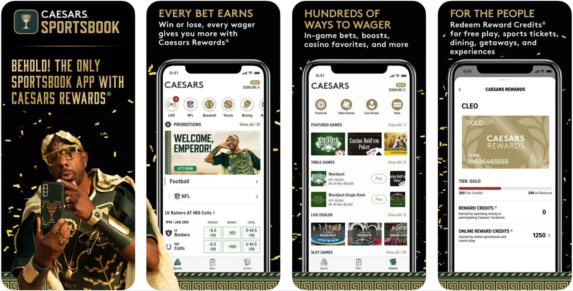 Caesars NY Sportsbook App Promo: Up to $1,250 3 Caesars Sportsbook NY, App Store