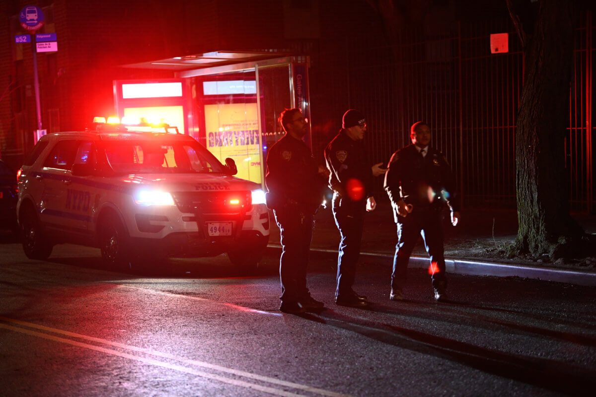 81 Precinct Officers investigate a shooting of a 34 year old man.
