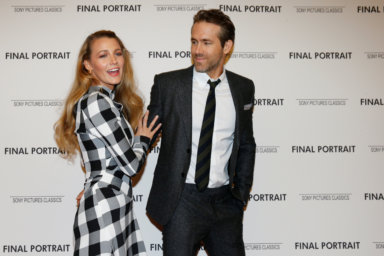 Actors Blake Lively and Ryan Reynolds arrive for a special screening of ‘Final Portrait’ in New York