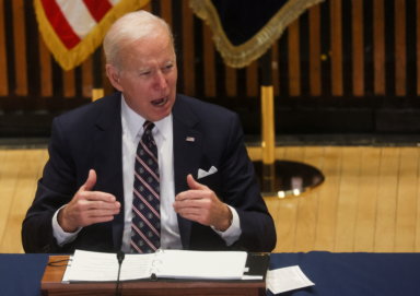 U.S. President Biden travels to New York City to discuss gun crime strategy