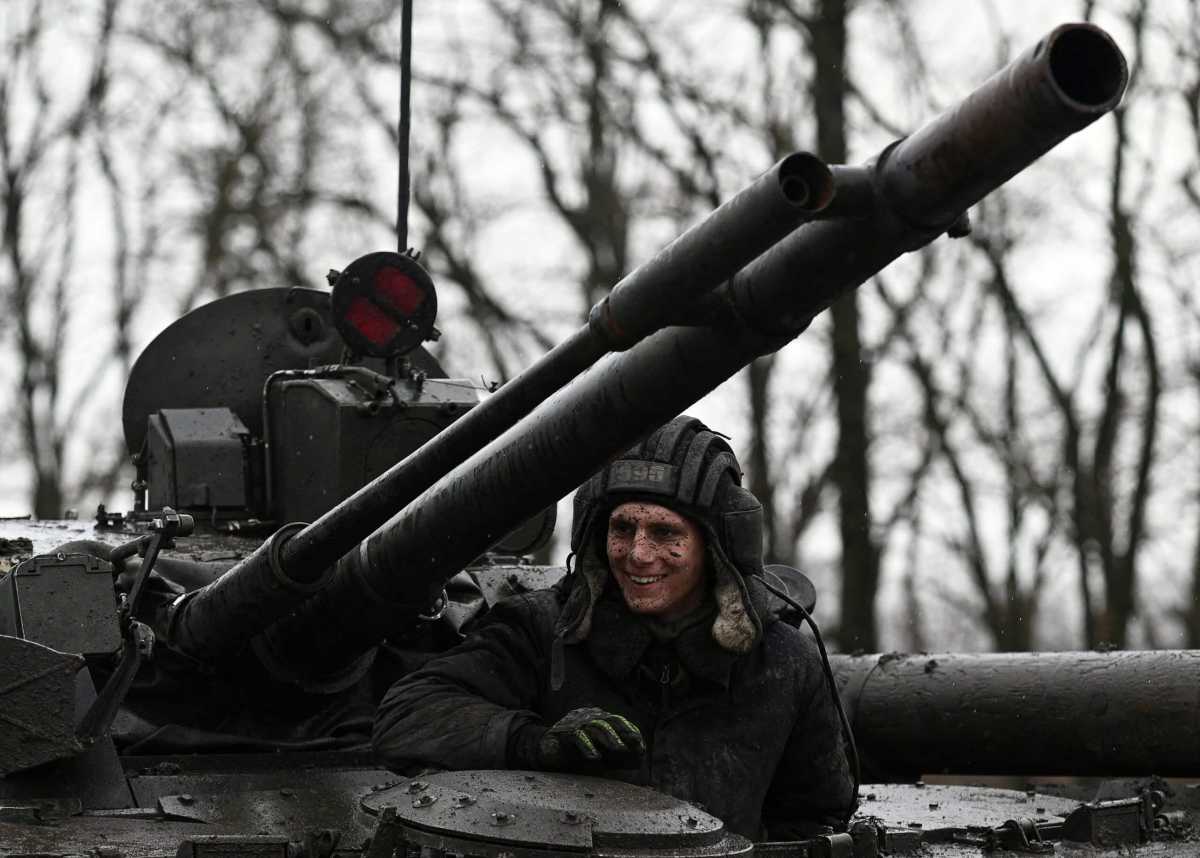 Russian service members hold drills in the Rostov region