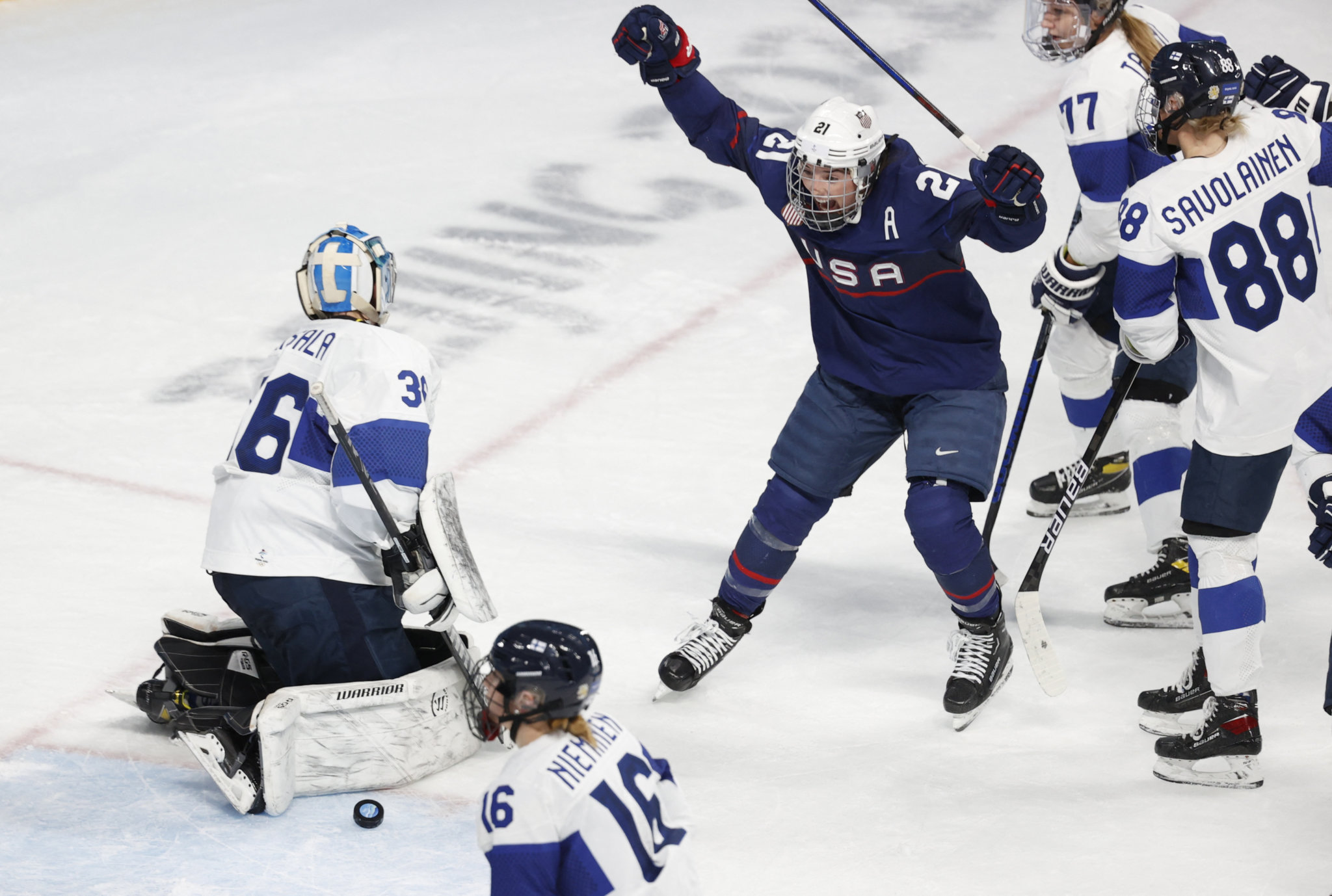 2022 Winter Olympics USA women’s hockey defeat Finland, will meet