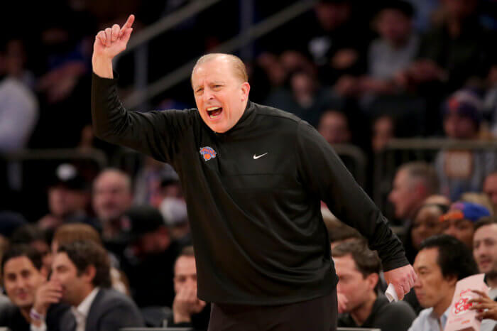 Shorthanded Knicks show no depth in listless 122-115 loss to Spurs 4 Tom Thibodeau Knicks