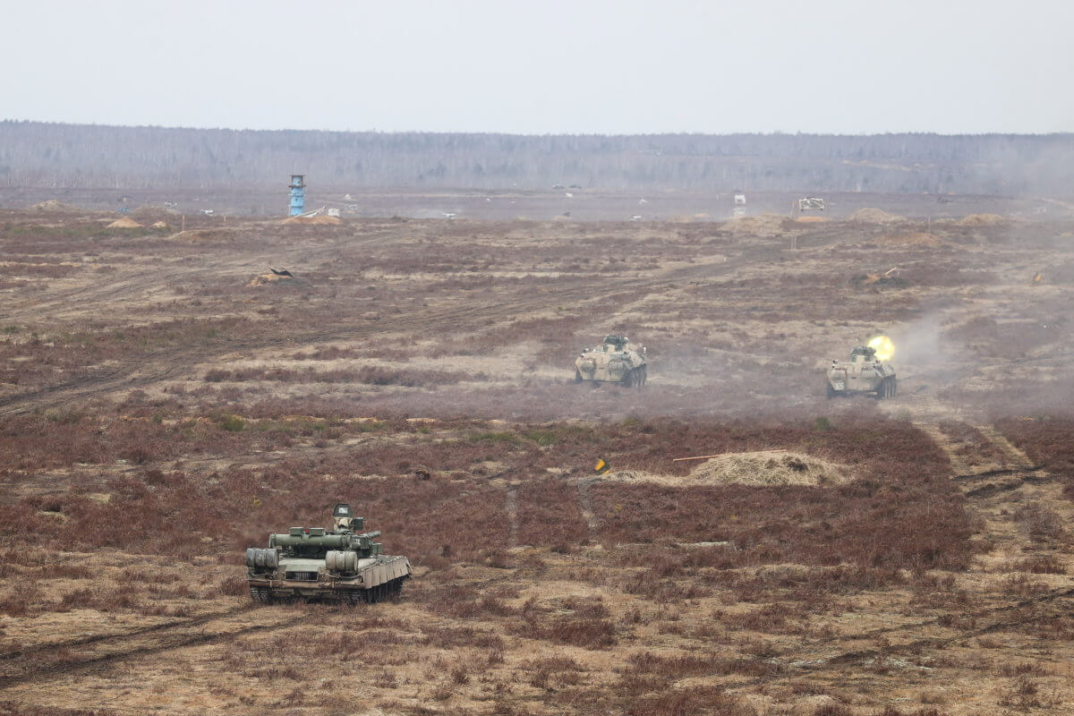 Joint military drills of the armed forces of Russia and Belarus in the Brest Region
