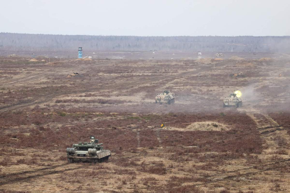 Joint military drills of the armed forces of Russia and Belarus in the Brest Region