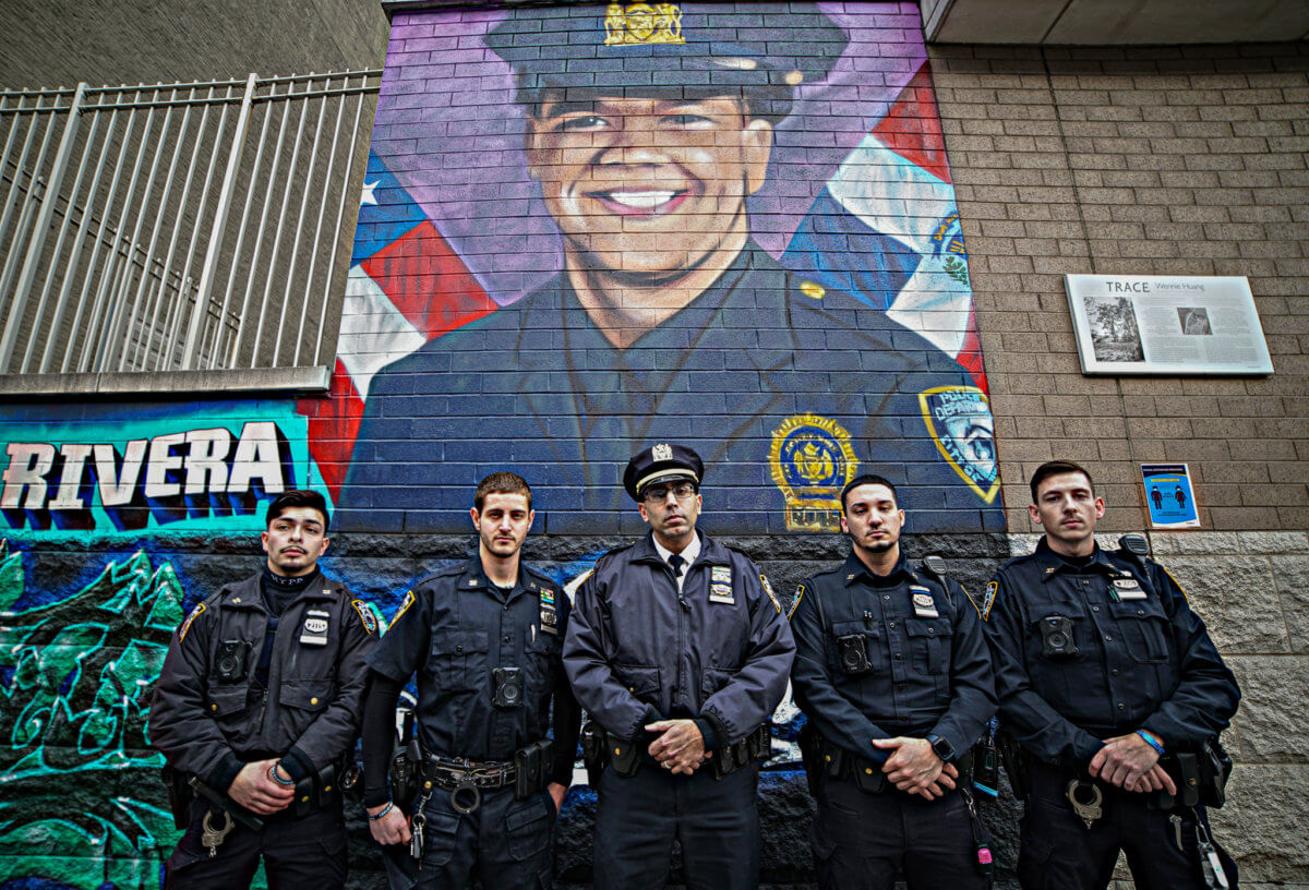 One month later, the 32nd Precinct remembers slain Officer Jason Rivera memorialized in beautiful Washington Heights mural 6