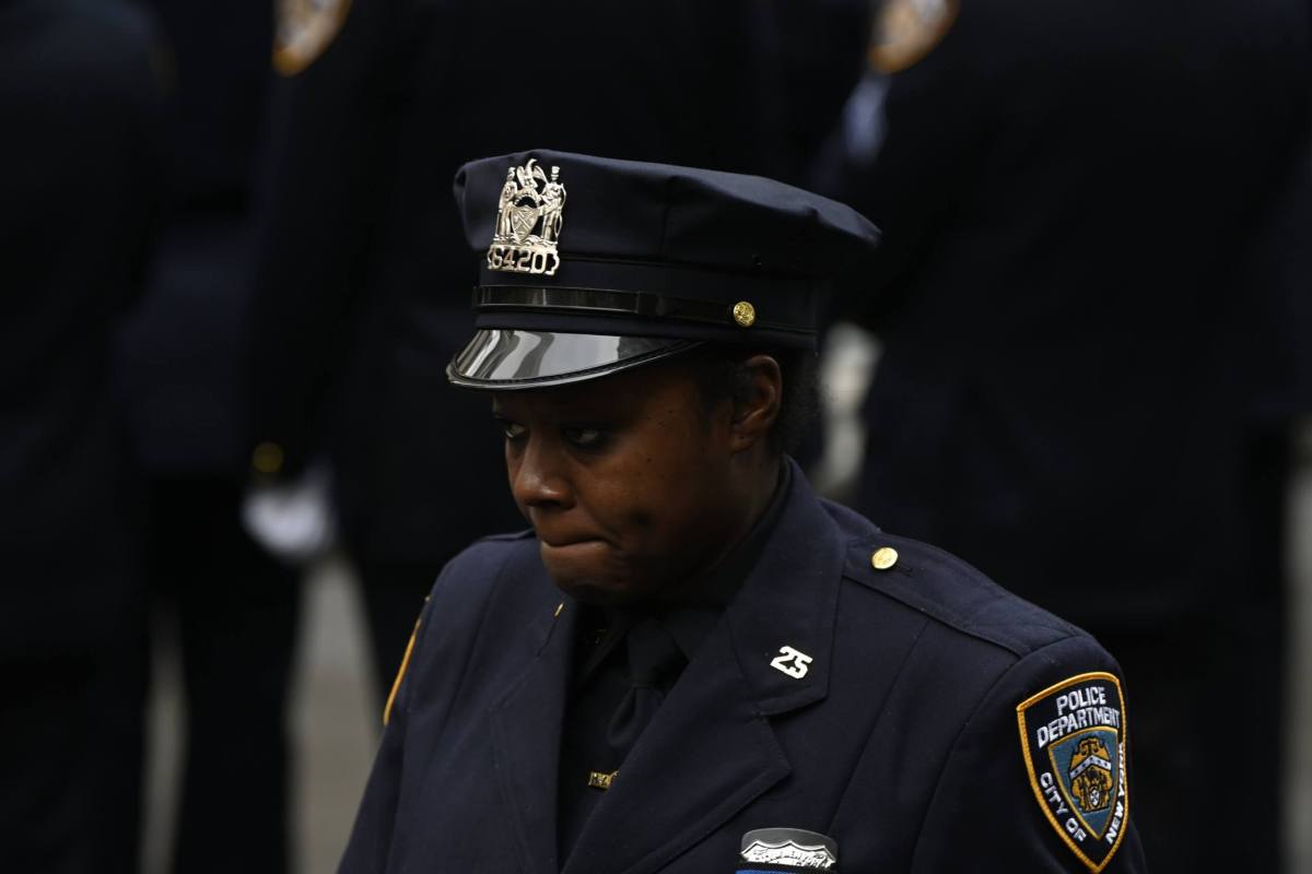 Many officers felt the grief of losing a brother in blue