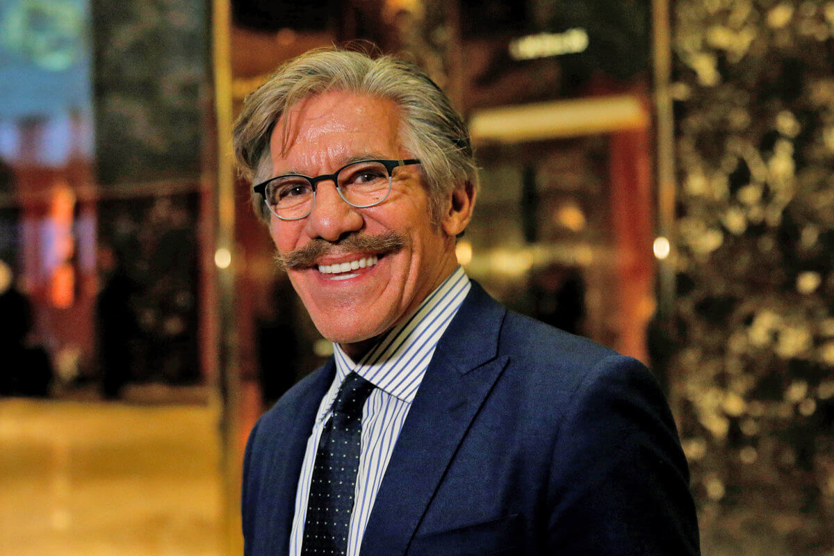 Geraldo Rivera smiles at the media after meeting with U.S.President-elect Donald Trump at Trump Tower in New York