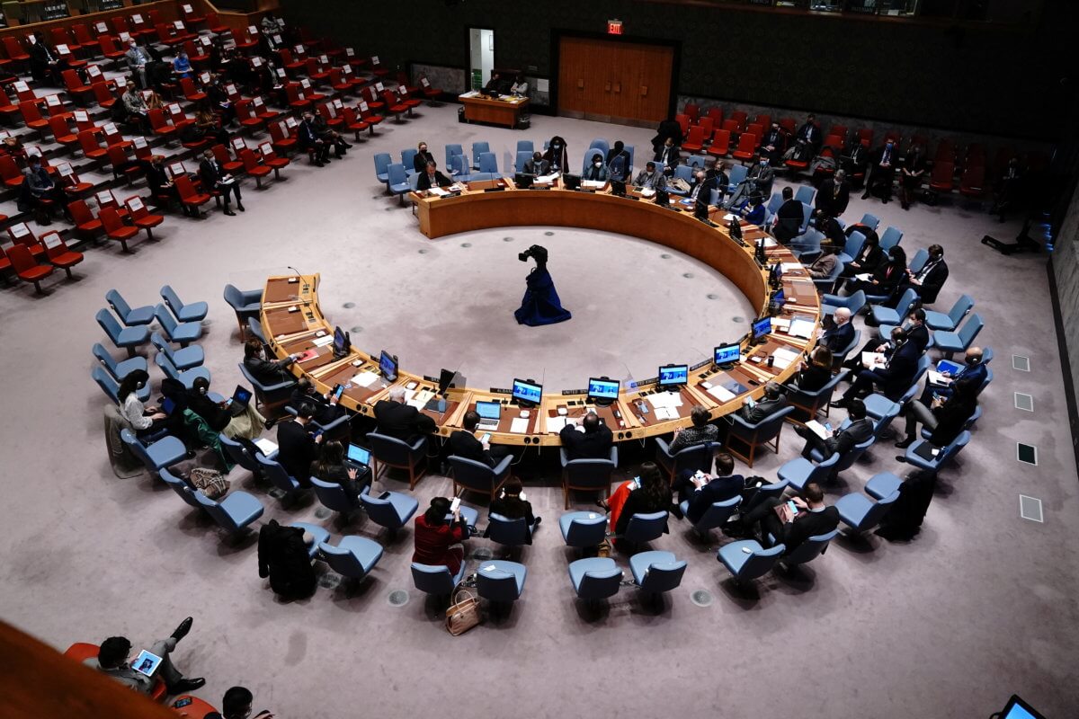 United Nations Security Council meeting after Russia’s invasion of Ukraine, in New York City