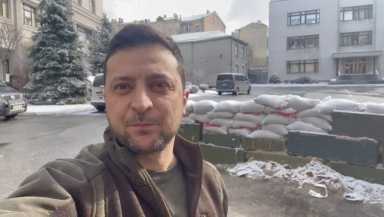 Ukrainian President Zelenskiy speaks in video statement