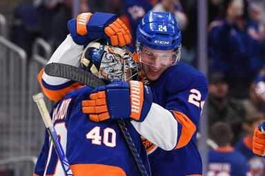 Islanders Scott Mayfield Semyon Varlamov