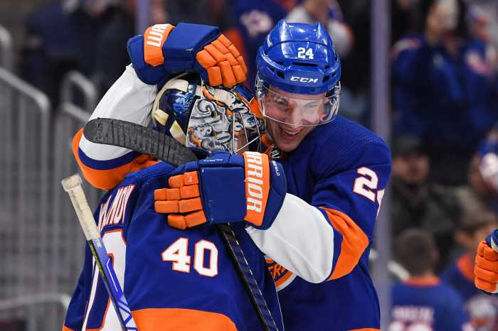 Islanders Scott Mayfield Semyon Varlamov