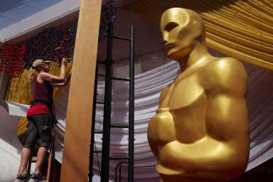 Preparations continue for the Academy Awards in Los Angeles