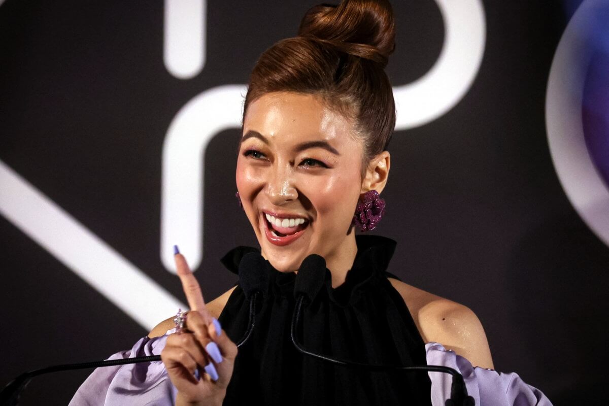 K-Pop Star Luna attends a news conference to announce her Broadway debut in ‘KPOP, The Musical’ in New York City