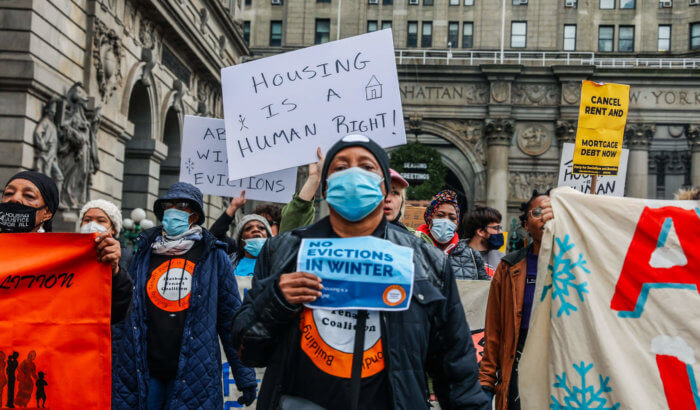 Housing protest