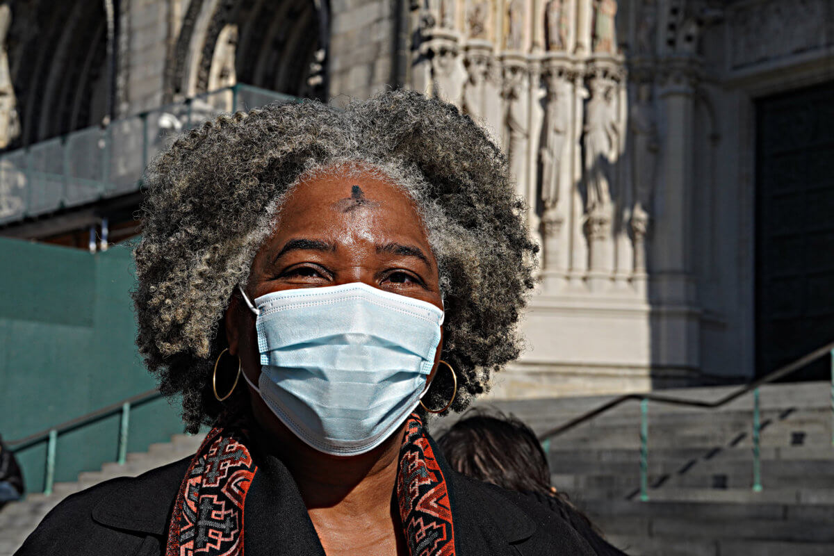 The Cathedral of St. John the Divine hosts outdoor imposition of ashes 4
