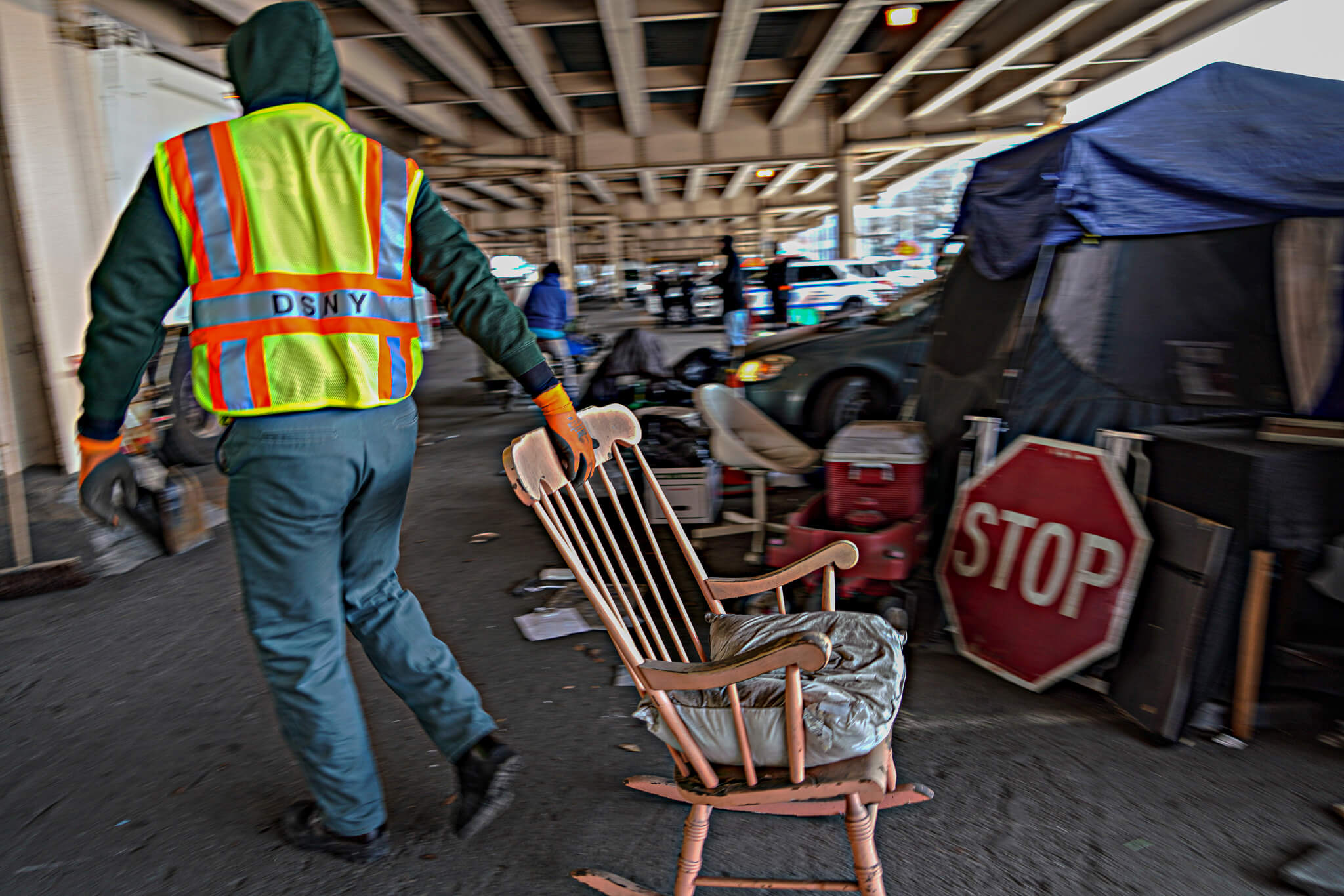 dsny encampment sweep