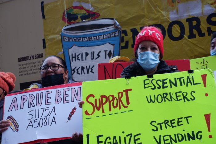 Street vendors rally for greater NYC protection