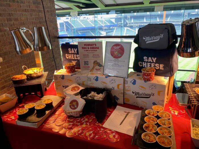 New York City-based Murray's Mac & Cheese shows off their ballpark cuisine at Citi Field. 