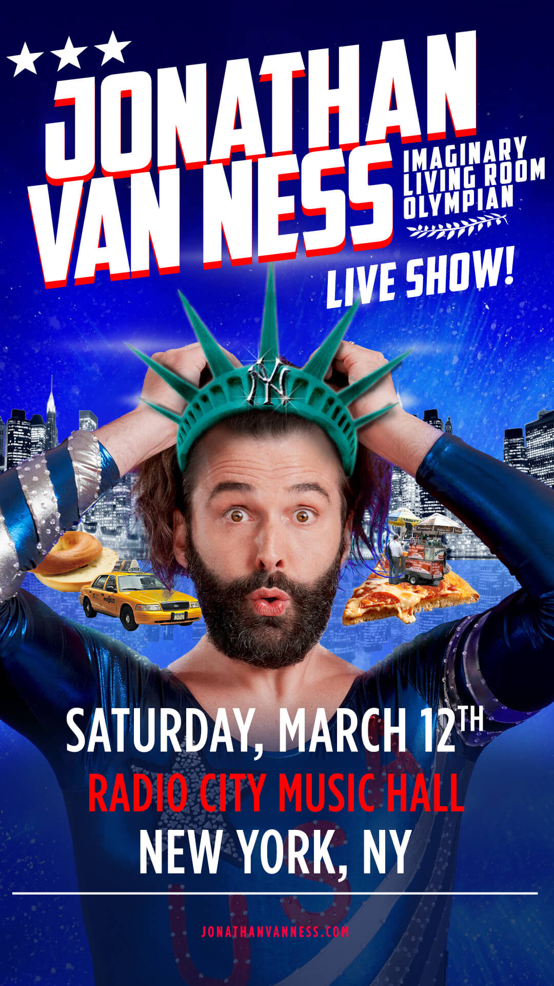 Jonathan Van Ness returns to Radio City with new comedy special 'Imaginary Living Room Olympian' 3