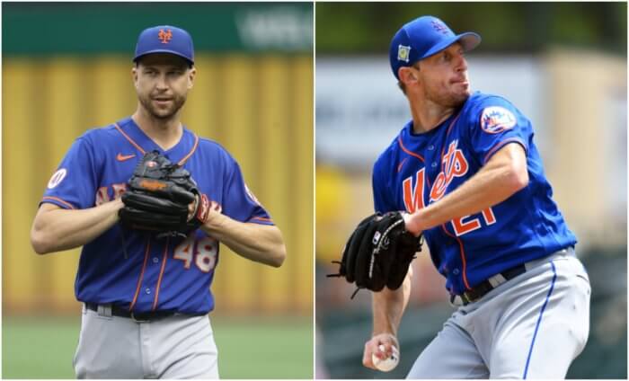 Jacob DeGrom and Max Scherzer will both pitch on Sunday.