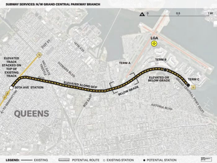 Port Authority reveals possible alternatives to LaGuardia AirTrain 2