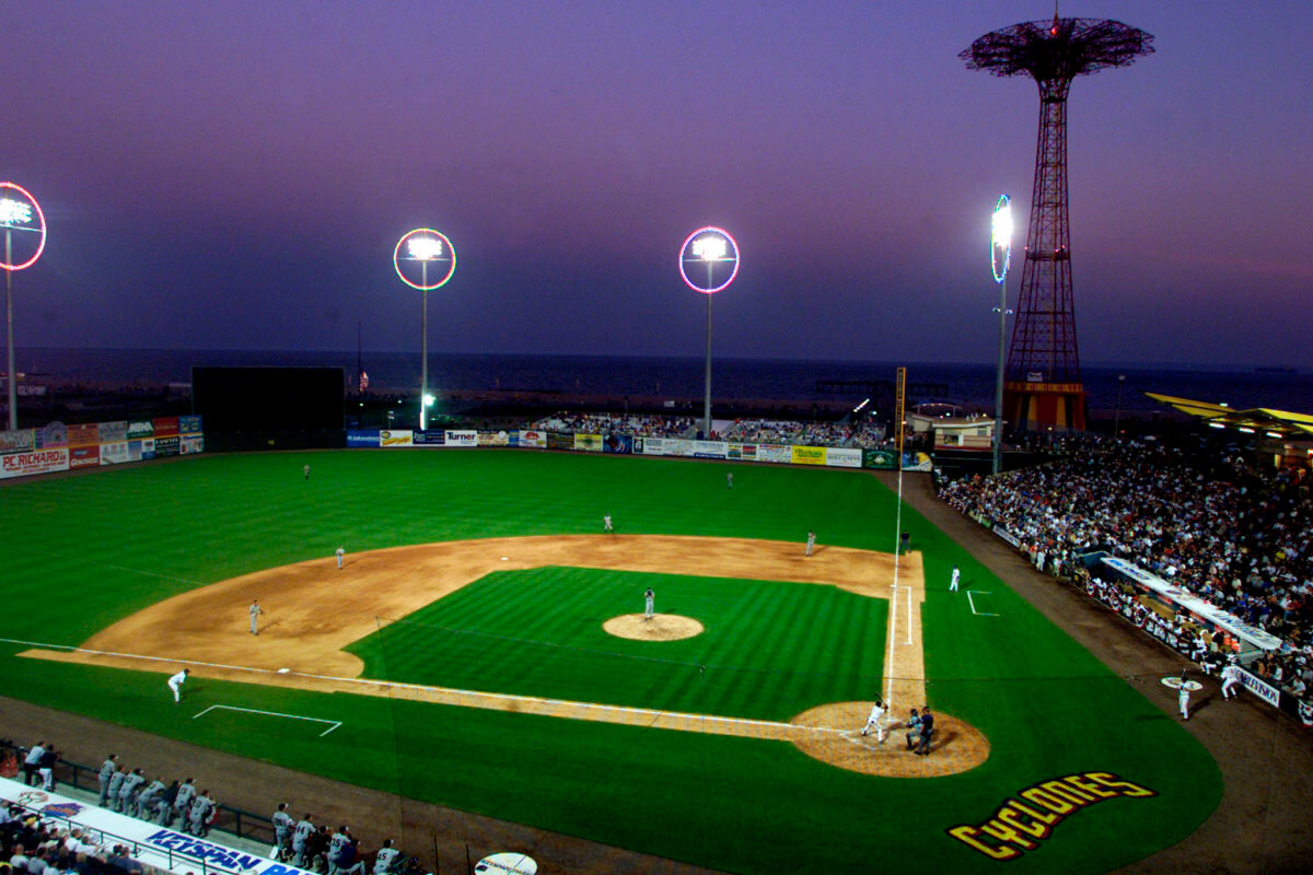 Maimonides Park, the home of the Brooklyn Cyclones.