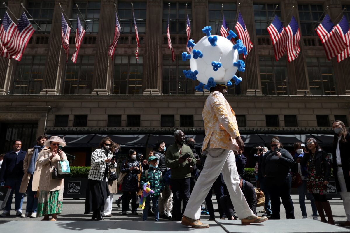 Easter Parade and Bonnet Festival on 5th Ave in Manhattan, New York City