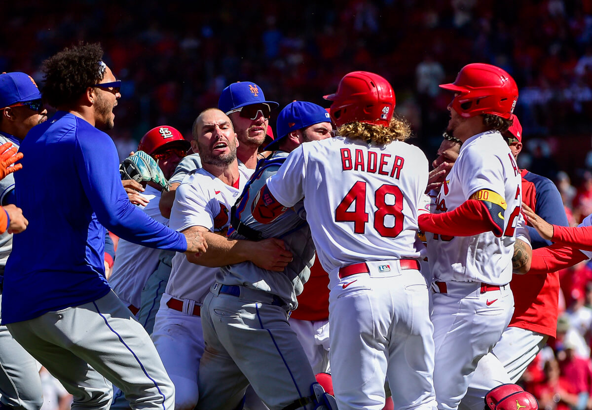 Mets Cardinals brawl