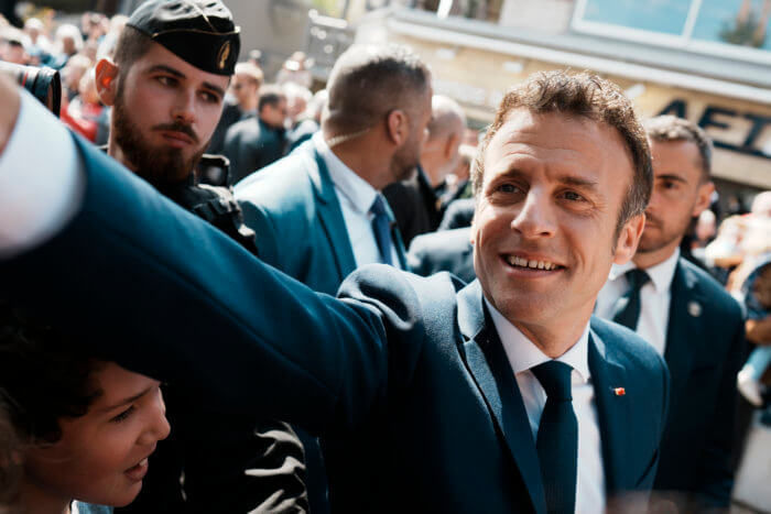 Polling agencies project reelection for French leader Macron 1