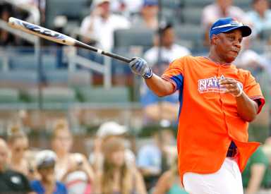 Darryl Strawberry Mets Old Timer's Day