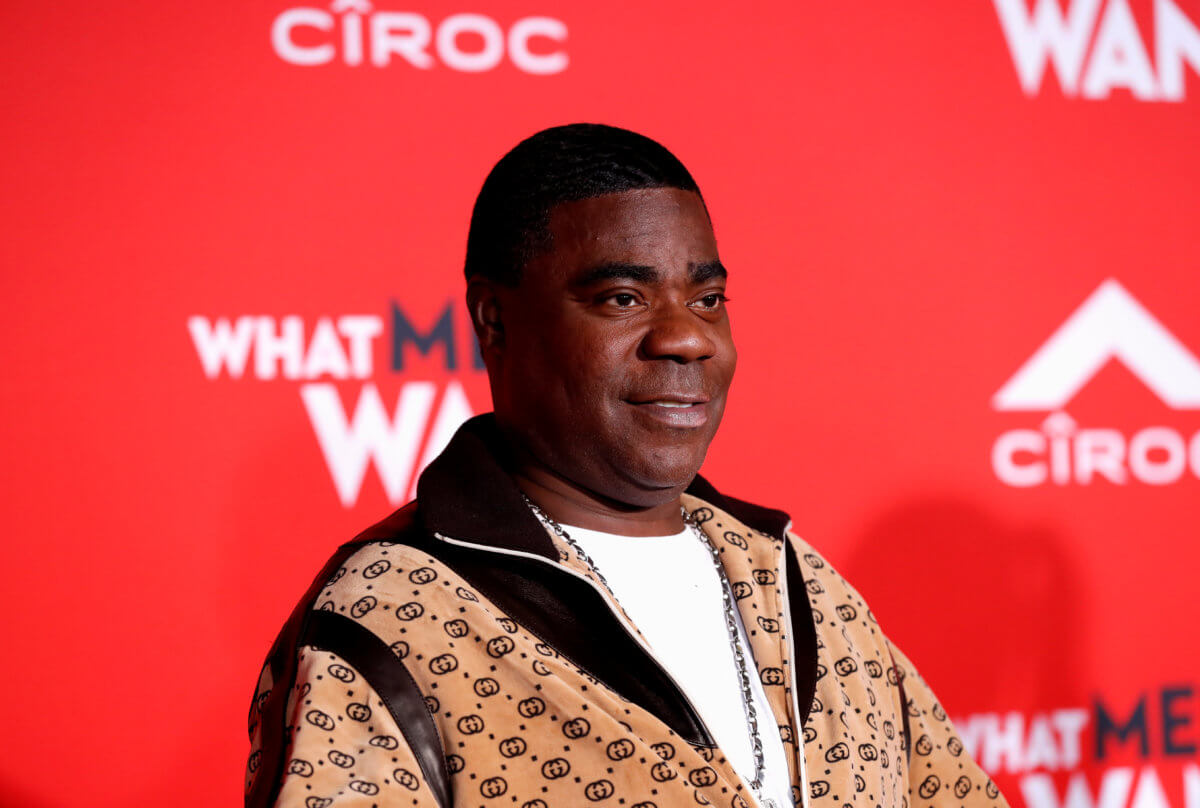 Cast member Tracy Morgan poses at the premiere of the movie “What Men Want” in Los Angeles, California