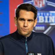 2026 NFL Draft: Giants' Joe Schoen open to trading back from No. 5, talks prep with John Harbaugh 10 Giants general manager Joe Schoen talks to the media during the NFL Combine.