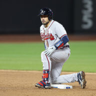 Travis d'Arnaud Mets Braves