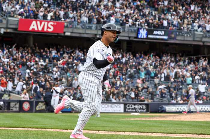 Chris Woodward Yankee Stadium