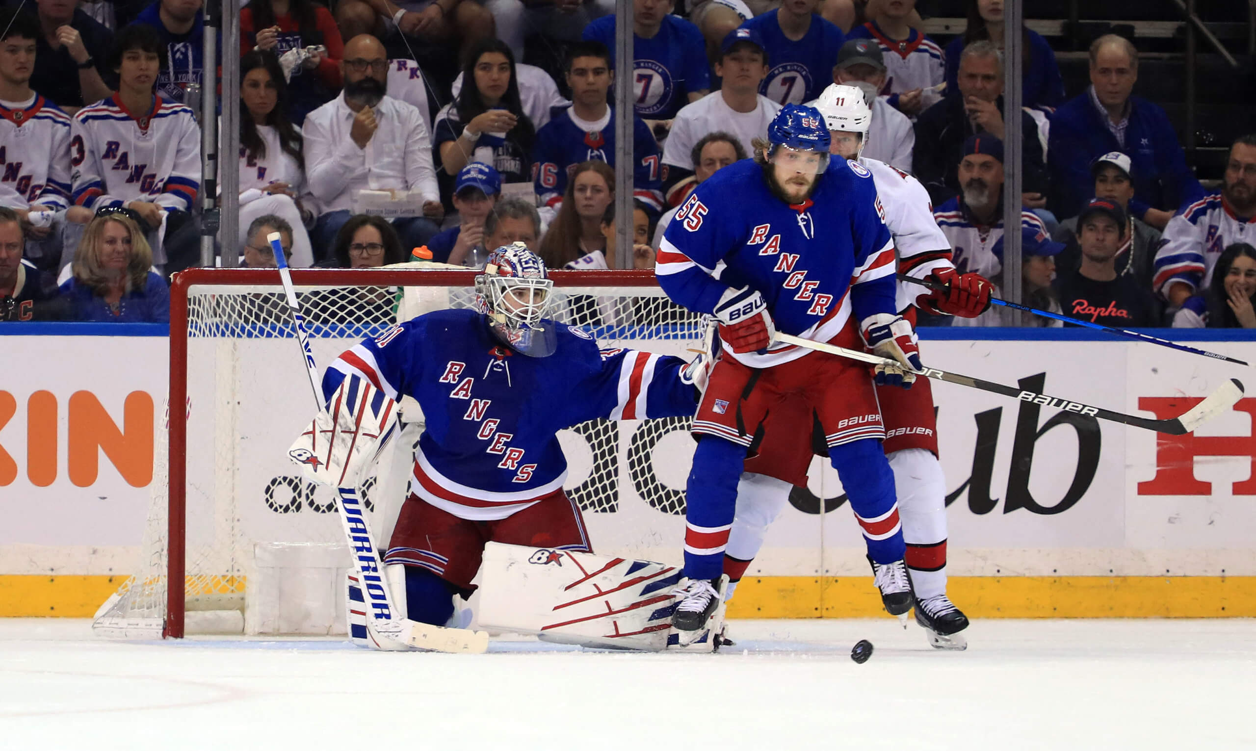 New York Rangers take Game 3 over Carolina to breathe new life into second round series 3 New York Rangers