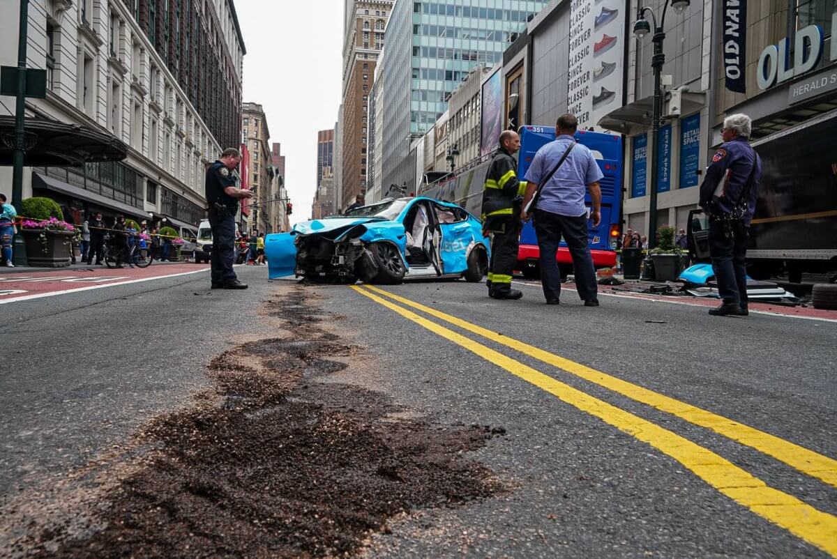 Violent crash involving Revel driver, UPS truck stuns Midtown shoppers on busy strip 5