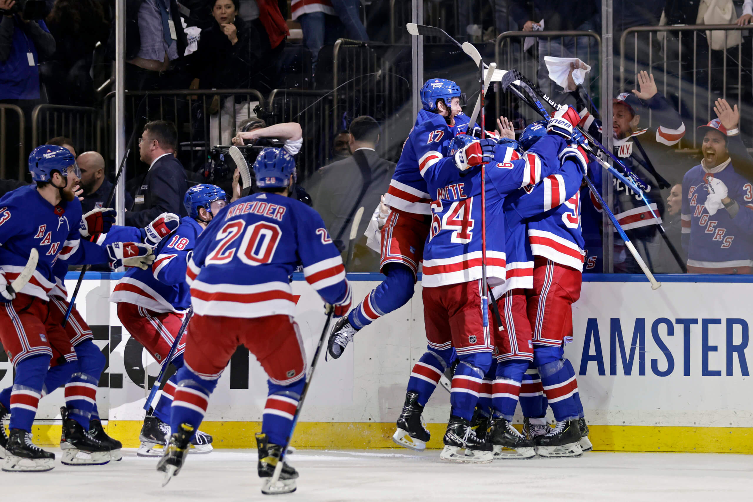 Mika Zibanejad's idea of a good 30th birthday present: Winning Game 1 of  the playoffs - Newsday