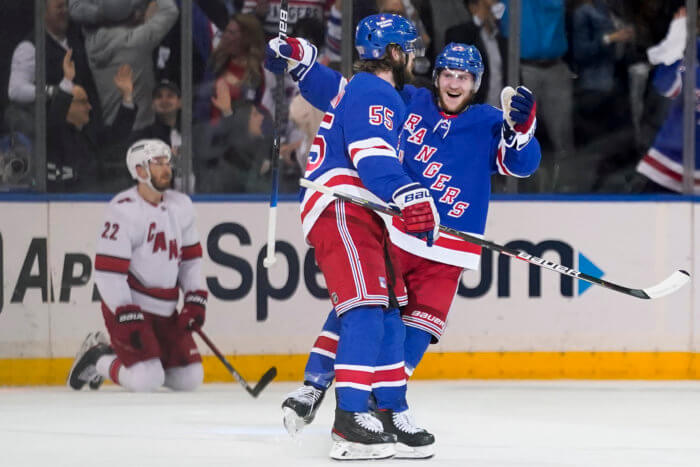 Rangers without Ryan Lindgren