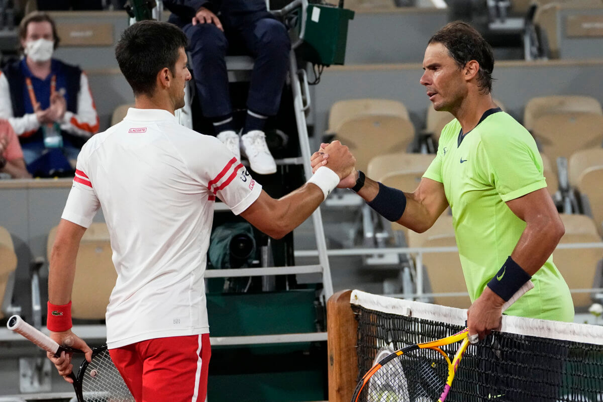 France French Open Tennis Djokovic vs Nadal