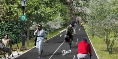 Leif Ericson Park greenway rendering