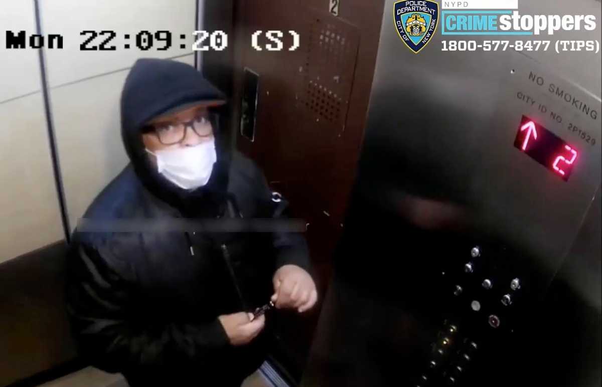 The suspect who robbed and raped a woman at knifepoint in a Bronx elevator