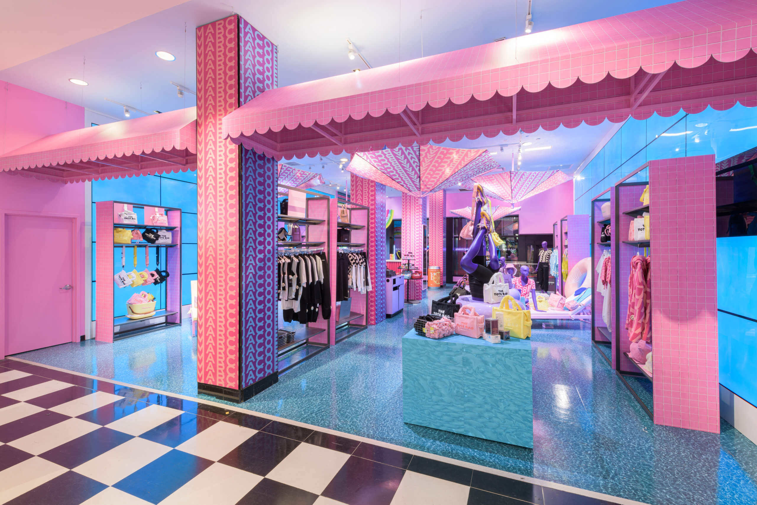 Bloomingdale's launches Marc Jacobs pop-up with pool party theme