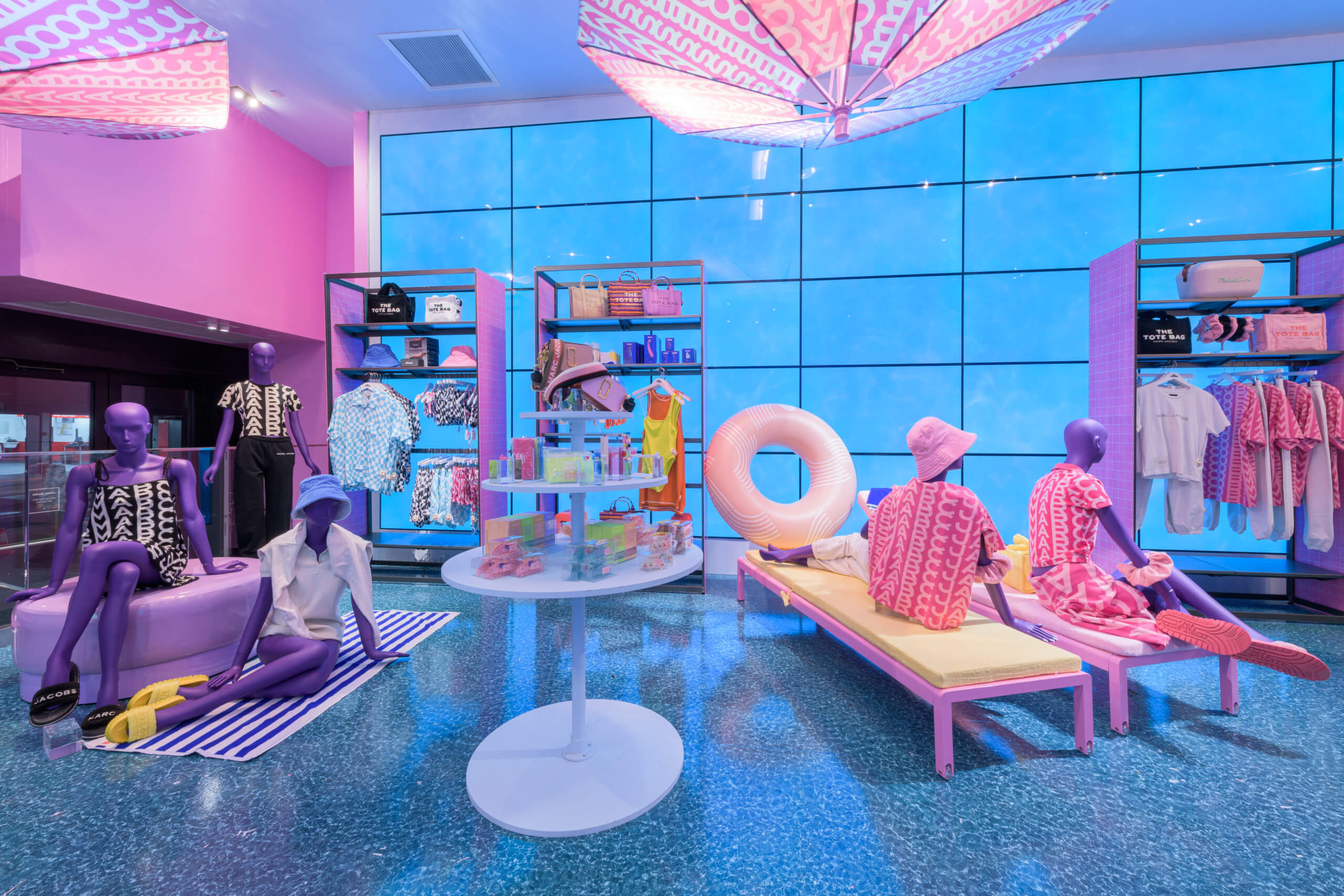 Bloomingdale's launches Marc Jacobs pop-up with pool party theme