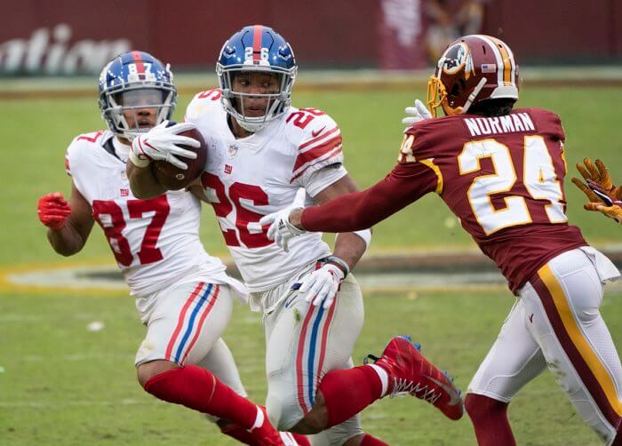 NFC East Betting Odds: How do the Giants stack up? 3 Saquon Barkley Giants
