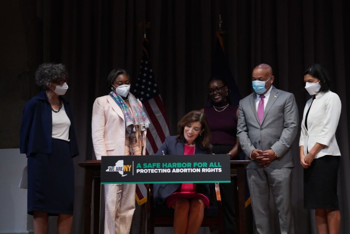 'Not in New York': Hochul signs bills protecting abortion rights as pivotal Supreme Court decision looms 8