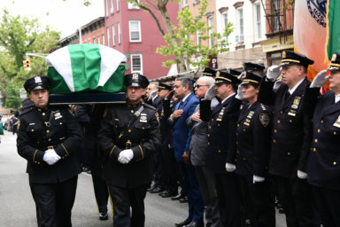 Brooklyn funeral of Charles Scholl