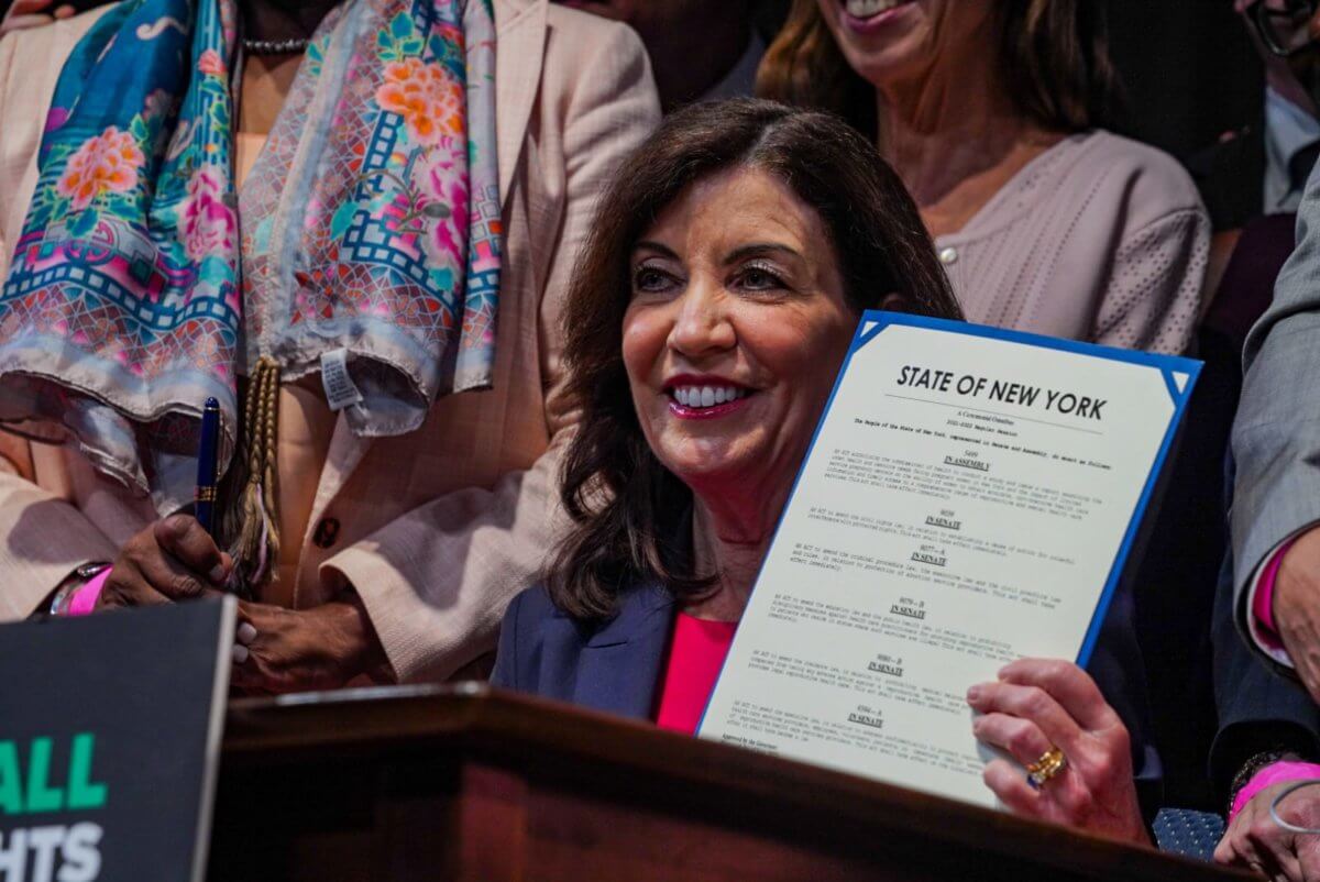 Abortion bills signed by Governor Kathy Hochul