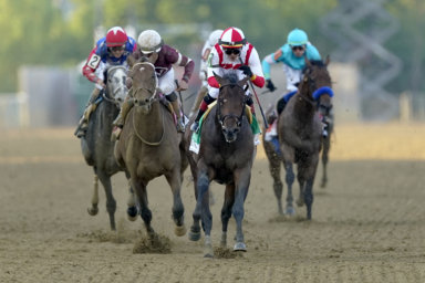 APTOPIX Preakness Stakes Horse Race