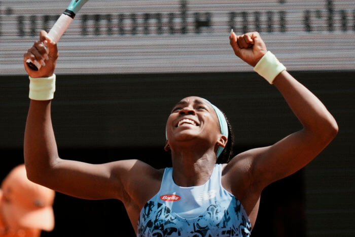 Coco Gauff advances to the semi-finals in the 2022 French Open